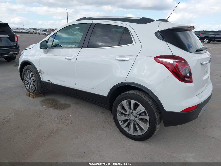 Vin: kl4cjasb4lb325588, lot: 46861450, buick encore fwd preferred 20203