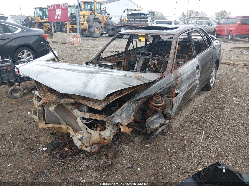 1996 Subaru Legacy Lsi, Полностью сгорел, IAAI, VIN 4S3BD6654T7211295 — фото 2