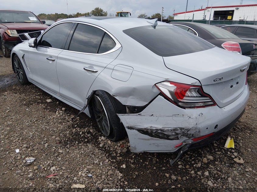 Vin: kmtg34la4ku014286, lot: 46861497, genesis g70 2.0t advanced 20193