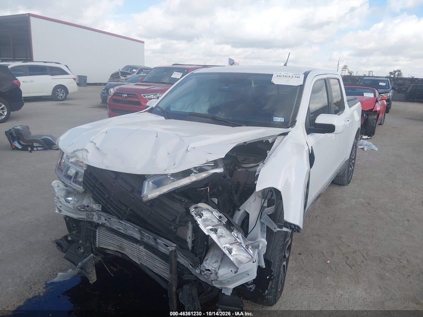 2023 Ford Maverick Lariat, Front End, IAAI, VIN 3FTTW8F90PRA26009 — photo 2