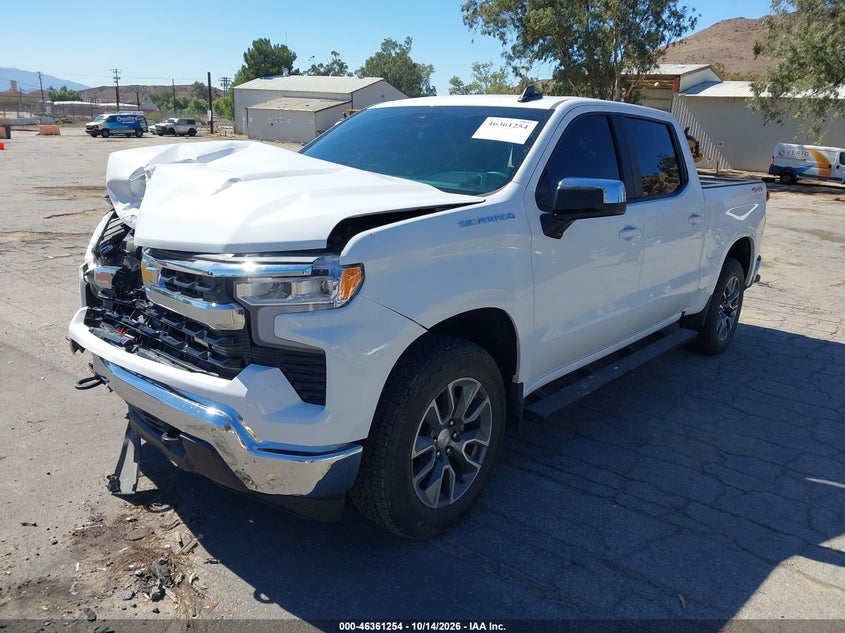 Vin: 2gcudded8r1261306, lot: 46861533, chevrolet silverado 1500 4wd  short bed lt 20242