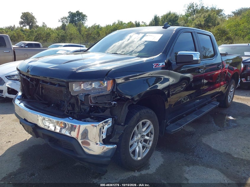 Vin: 1gcuyded8kz206436, lot: 46861555, chevrolet silverado 1500 lt 20192