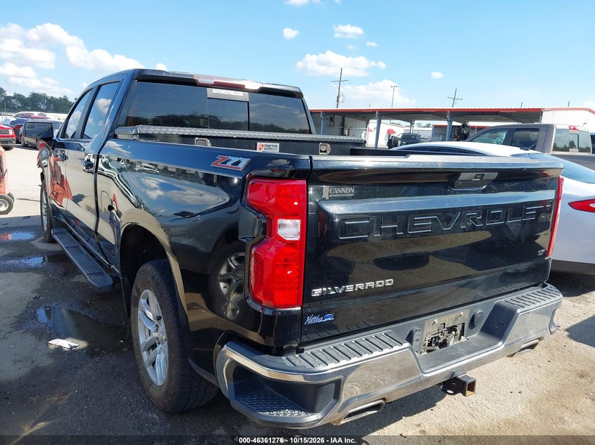 Vin: 1gcuyded8kz206436, lot: 46861555, chevrolet silverado 1500 lt 20193