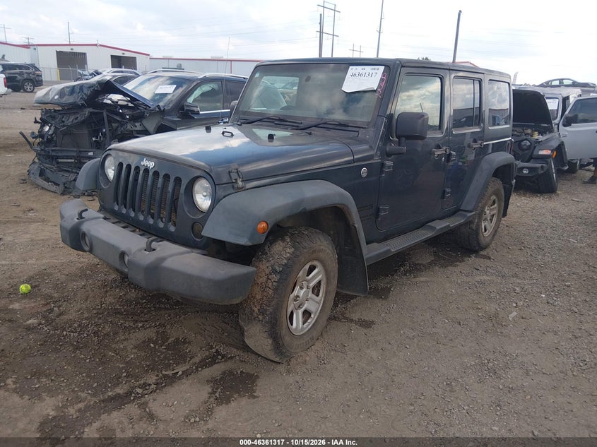 2016 Jeep Wrangler Unlimited Sport Rhd, Unknown, IAAI, VIN 1C4BJWKG1GL277266 — photo 2
