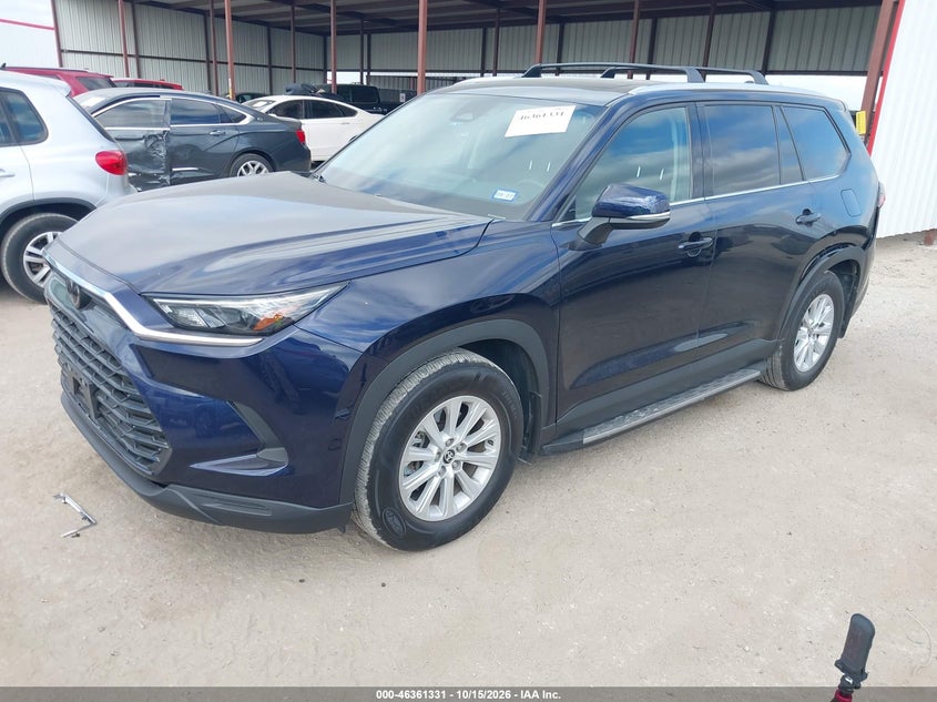 Vin: 5tdaaab57ss091560, lot: 46861610, toyota grand highlander xle 20252