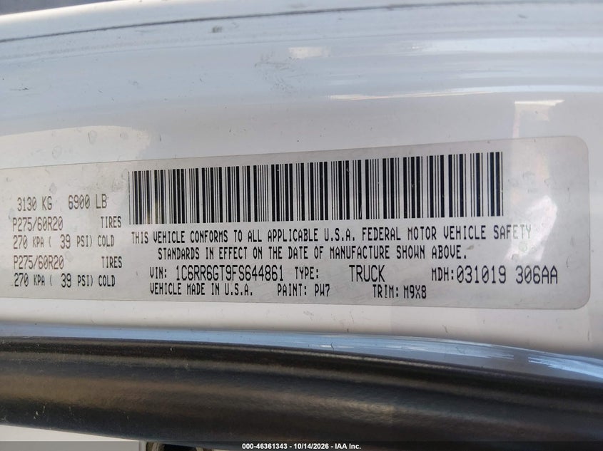 2015 RAM 1500 BIG HORN · Фото 9