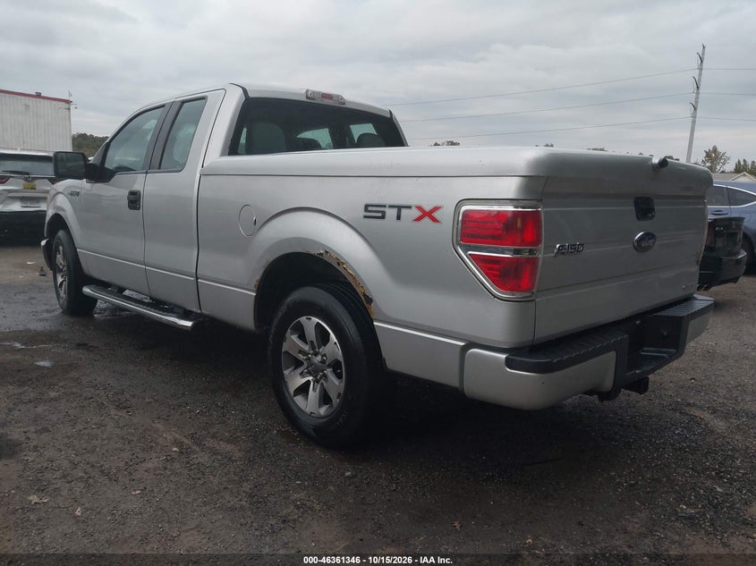 Vin: 1ftfx1cf0dfd23608, lot: 46861626, ford f-150 stx 20133