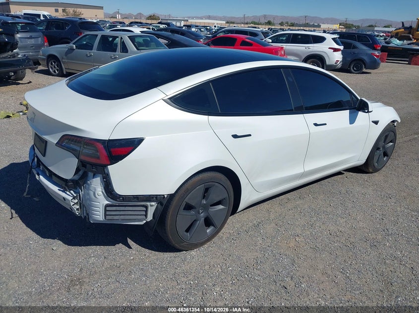 Vin: 5yj3e1ea1pf519429, lot: 46861633, tesla model 3 rear-wheel drive 20234