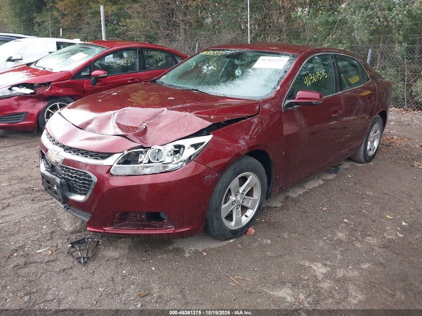 2016 Chevrolet Malibu Limited Lt, Front End, IAAI, VIN 1G11C5SAXGF119866 — photo 2