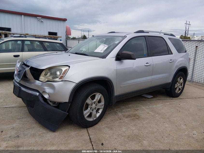 Vin: 1gkkrped6cj175407, lot: 46861669, gmc acadia sle 20122