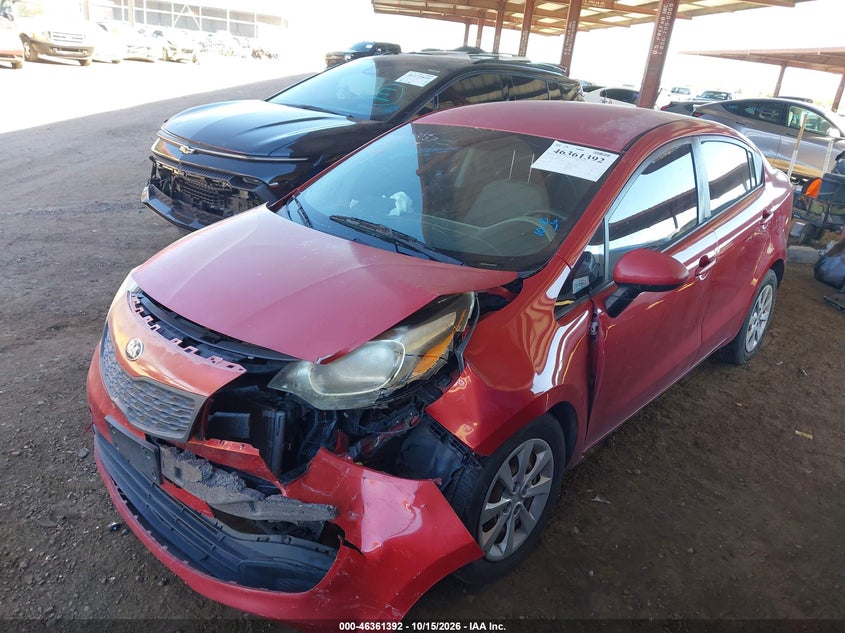 Vin: knadm4a33f6503028, lot: 46861671, kia rio lx 20152