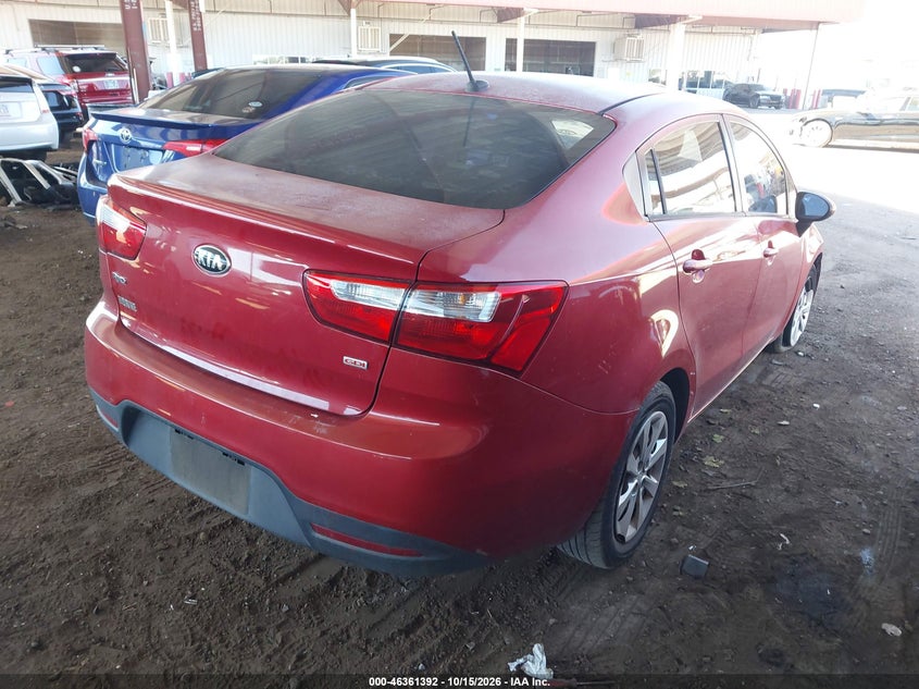 Vin: knadm4a33f6503028, lot: 46861671, kia rio lx 20154