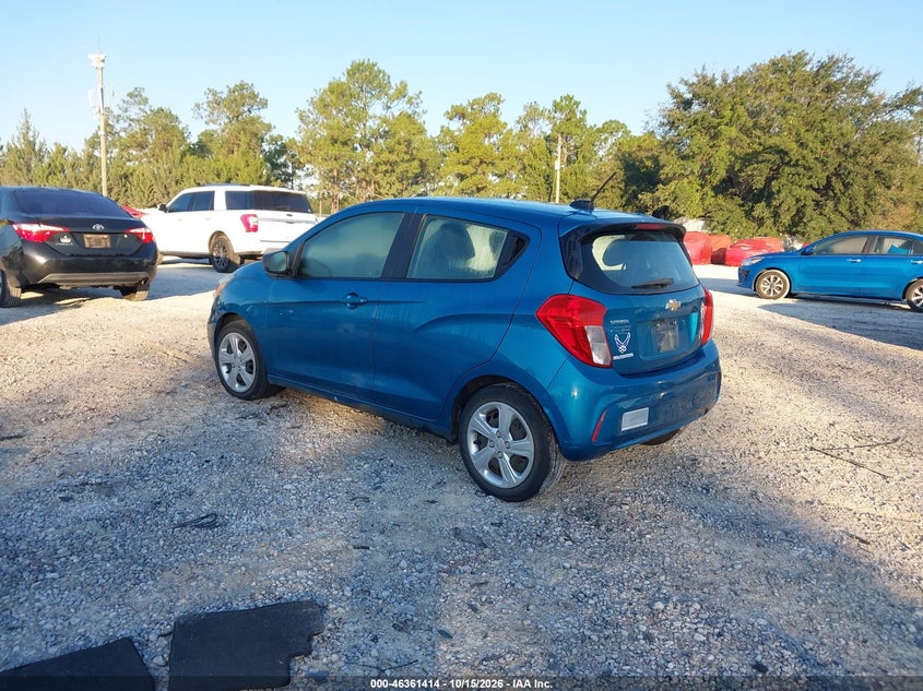 Vin: kl8cb6sa9kc733769, lot: 46861693, chevrolet spark ls cvt 20193