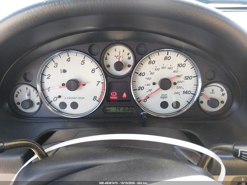 MAZDA MX-5 MIATA 2002 VIN JM1NB353320232616