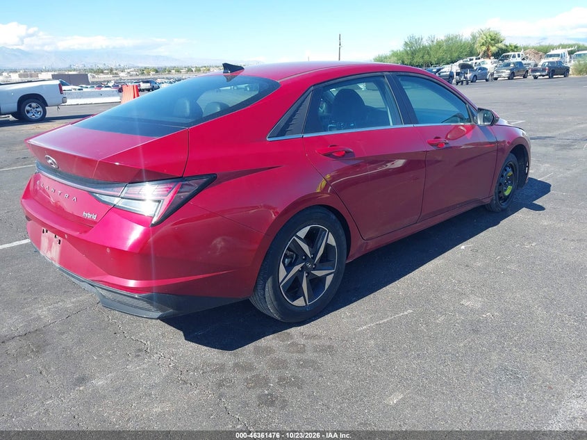 Vin: kmhln4aj6mu008501, lot: 46861755, hyundai elantra hybrid limited 20214