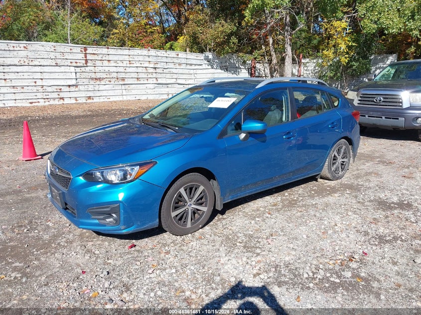 Vin: 4s3gtac66k3734476, lot: 46861760, subaru impreza 2.0i premium 20192
