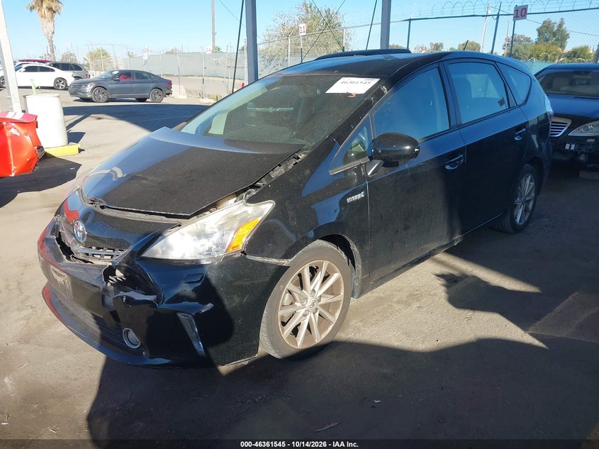 2013 Toyota Prius V Five, Удар спереди, IAAI, VIN JTDZN3EU3D3223868 — фото 2