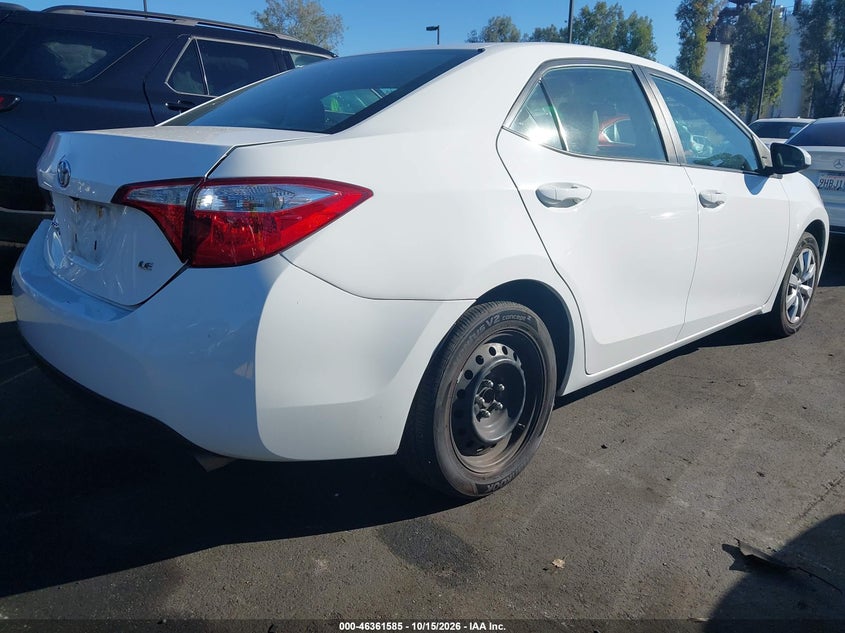 Vin: 2t1burhe9gc686332, lot: 46861864, toyota corolla le 20164