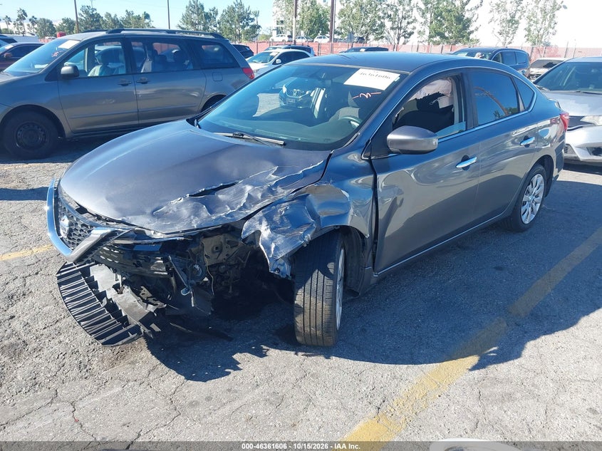Vin: 3n1ab7ap0ky259103, lot: 46861885, nissan sentra s 20192