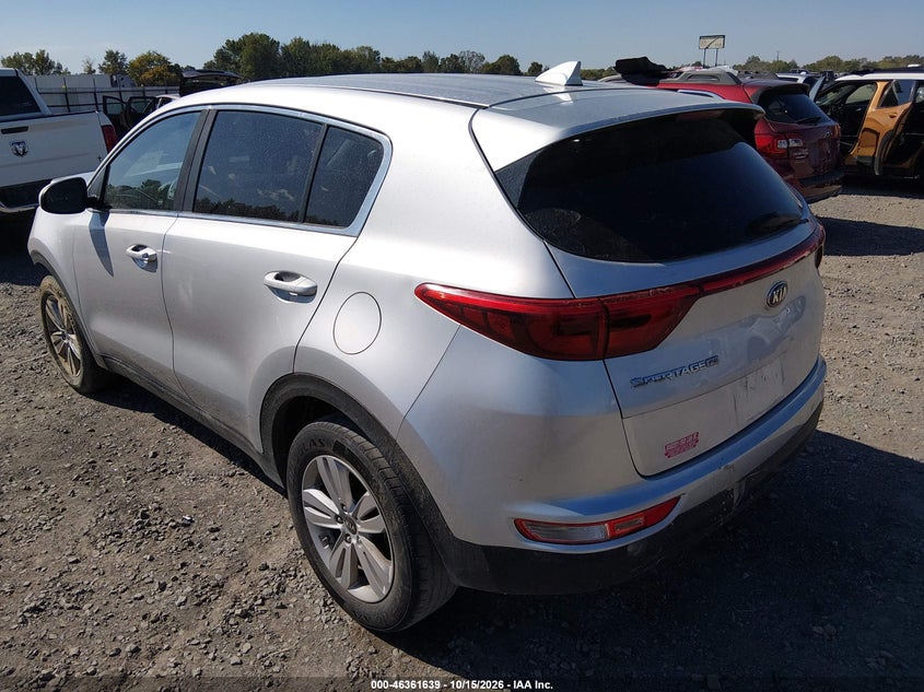 Vin: kndpm3acxj7348040, lot: 46861918, kia sportage lx 20183