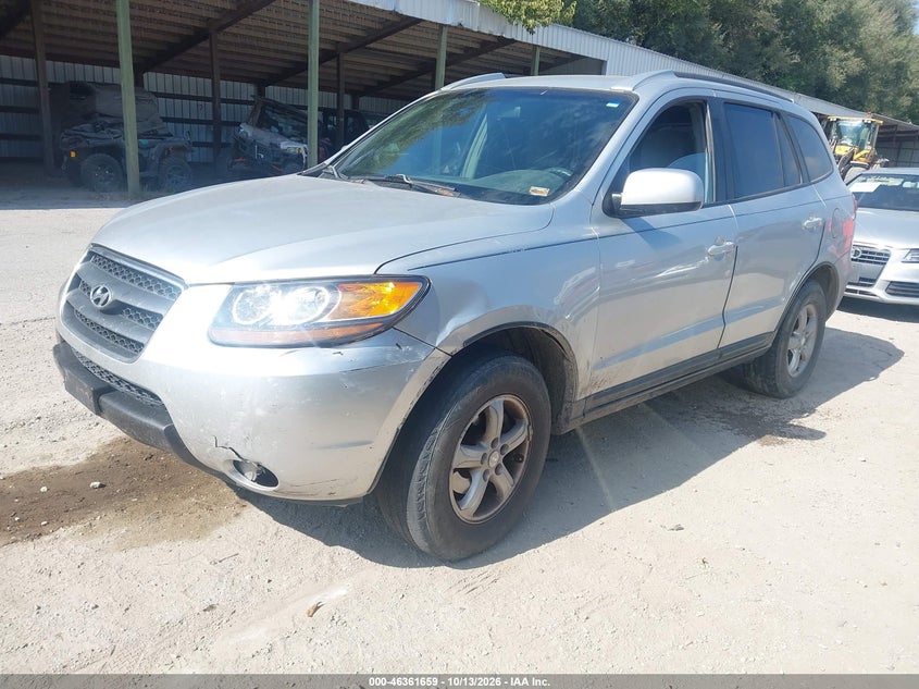 2007 Hyundai Santa Fe Gls, Normal Wear & Tear, IAAI, VIN 5NMSG73D57H011968 — photo 2