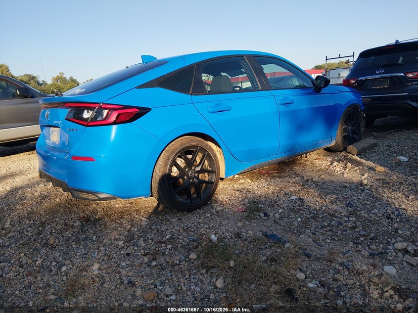 Vin: 19xfl2h85se027180, lot: 46861946, honda civic sedan sport 20254