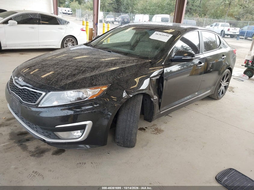 2012 Kia Optima Hybrid Ex, Left & Right Side, IAAI, VIN KNAGM4AD6C5035321 — photo 2