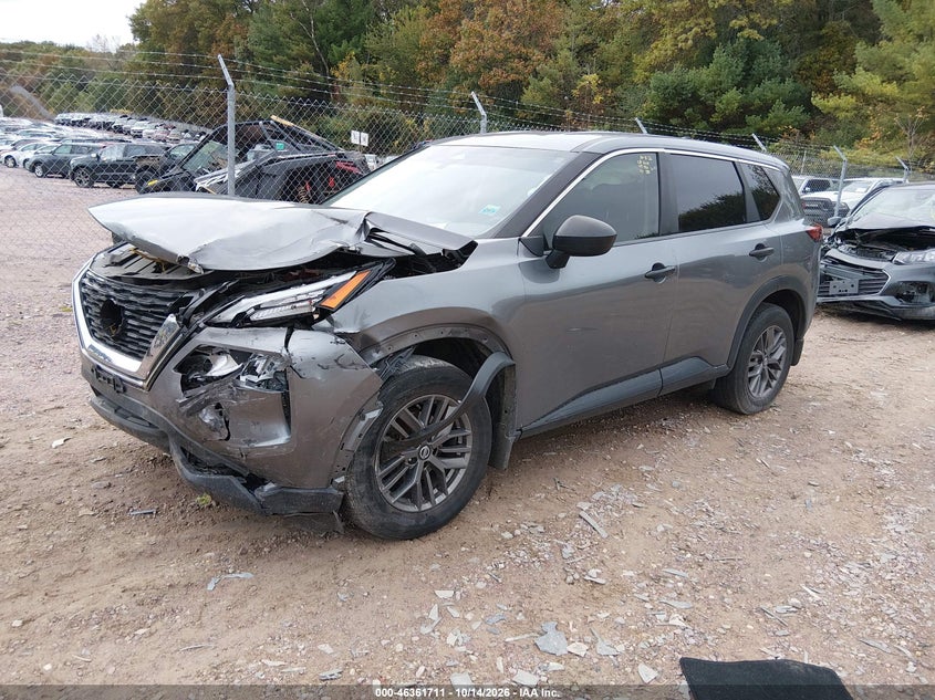 2021 Nissan Rogue S Intelligent Awd, Right Front, IAAI, VIN JN8AT3AB5MW211960 — photo 2