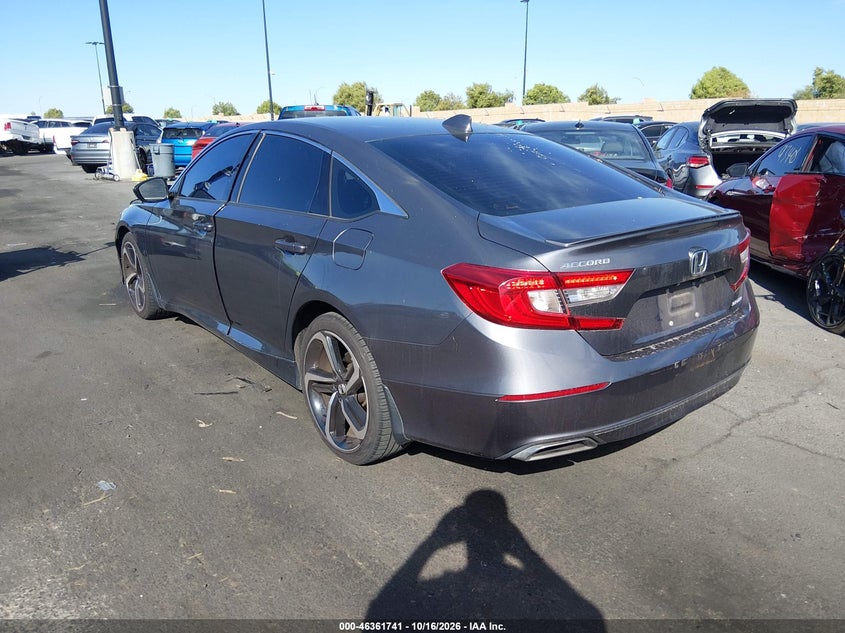 Vin: 1hgcv1f30ja258697, lot: 46862020, honda accord sport 20183