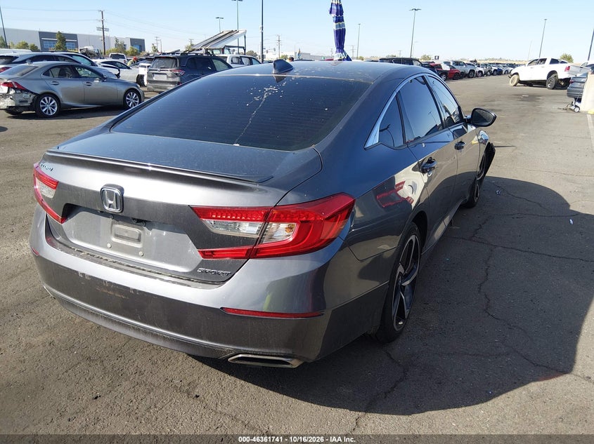 Vin: 1hgcv1f30ja258697, lot: 46862020, honda accord sport 20184