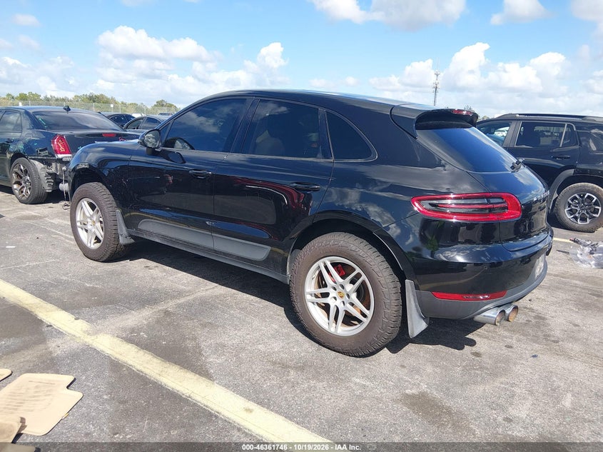 Vin: wp1ab2a59flb73963, lot: 46862025, porsche macan s 20153