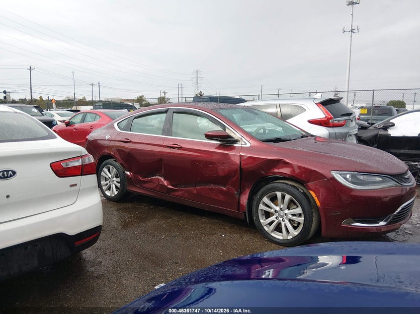 Vin: 1c3cccab2hn505420, lot: 46862026, chrysler 200 limited platinum 2017 img_1