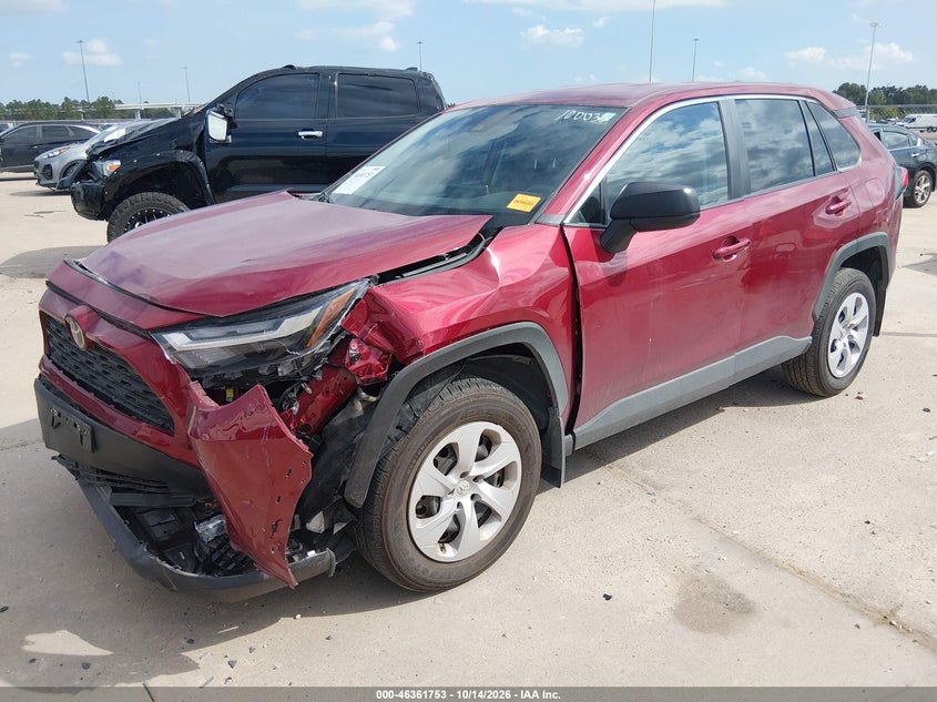 Vin: 2t3h1rfv4sw425128, lot: 46862032, toyota rav4 le 20252