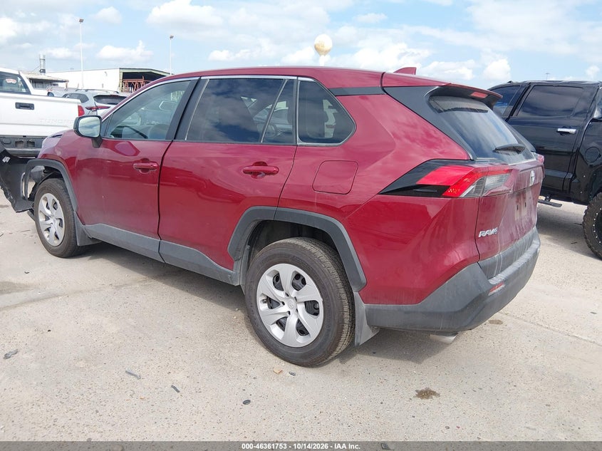 Vin: 2t3h1rfv4sw425128, lot: 46862032, toyota rav4 le 20253