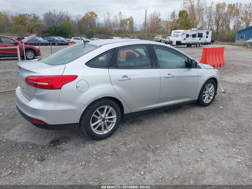Vin: 1fadp3f27hl203197, lot: 46862052, ford focus se 20174