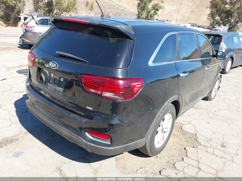 Vin: 5xypg4a37kg528609, lot: 46862072, kia sorento 2.4l l 20194
