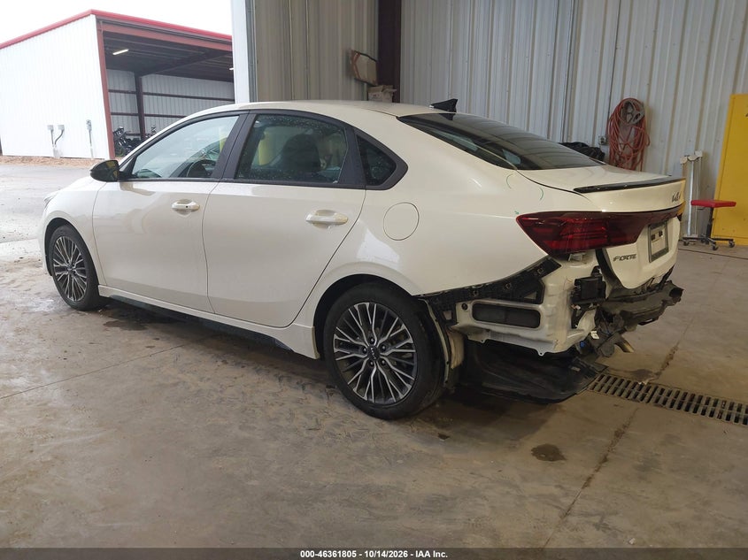 Vin: 3kpf54ad2pe648381, lot: 46862084, kia forte gt-line 20233