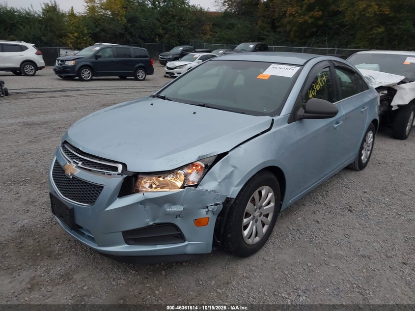 Vin: 1g1pc5sh1b7269309, lot: 46862093, chevrolet cruze ls 20112
