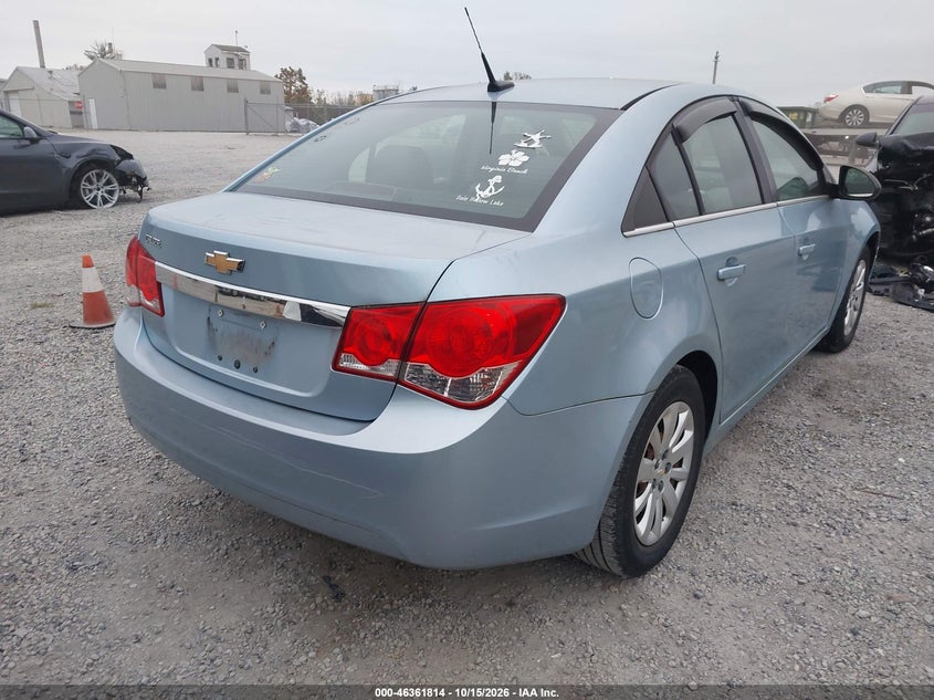 Vin: 1g1pc5sh1b7269309, lot: 46862093, chevrolet cruze ls 20114