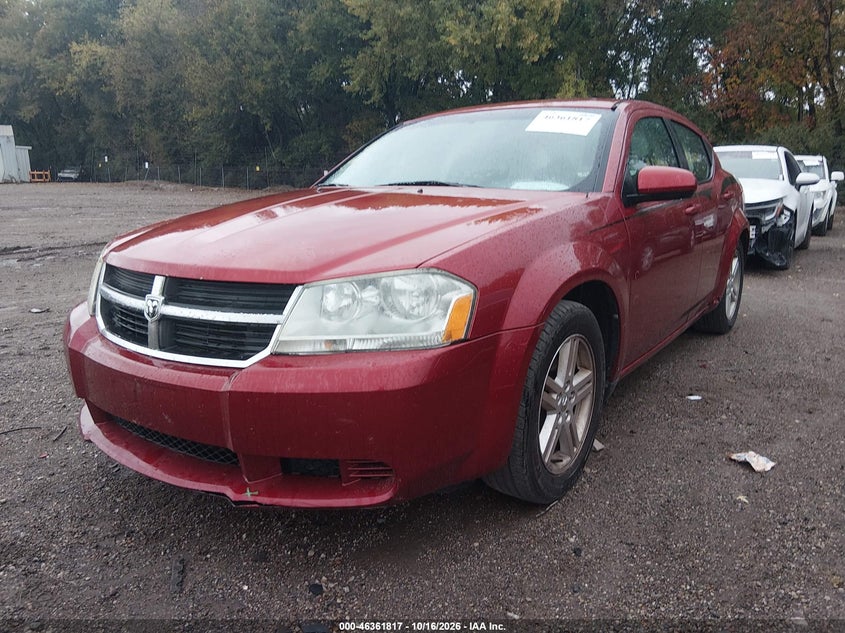 Vin: 1b3cc1fb6an178116, lot: 46862096, dodge avenger express 20102