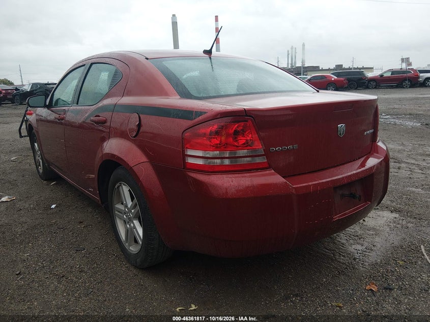 Vin: 1b3cc1fb6an178116, lot: 46862096, dodge avenger express 20103