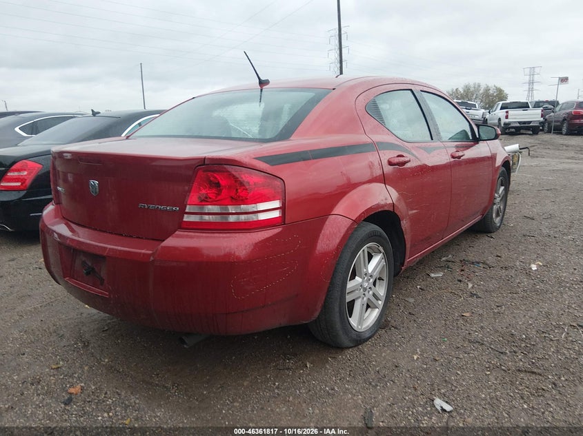 Vin: 1b3cc1fb6an178116, lot: 46862096, dodge avenger express 20104
