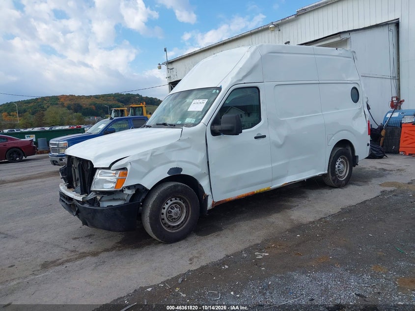 Vin: 1n6bf0ly2ln801980, lot: 46862099, nissan nv cargo nv2500 hd s high roof v6 20202