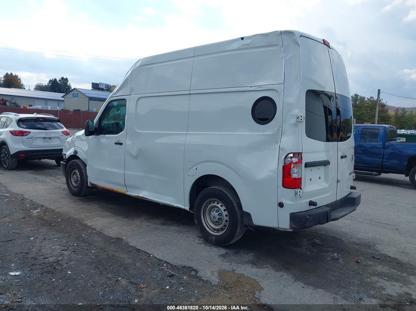 Vin: 1n6bf0ly2ln801980, lot: 46862099, nissan nv cargo nv2500 hd s high roof v6 20203
