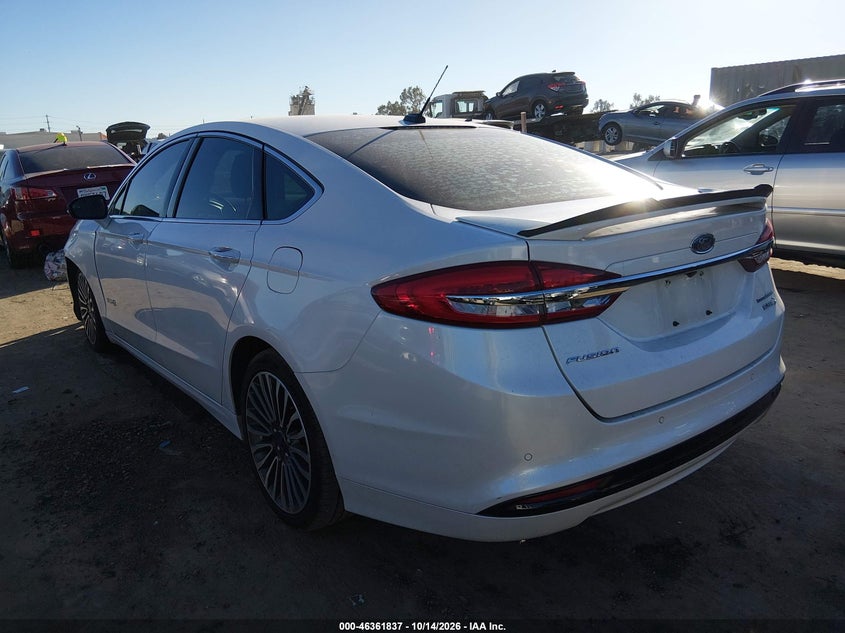 Vin: 3fa6p0ru5jr253253, lot: 46862115, ford fusion hybrid titanium 20183