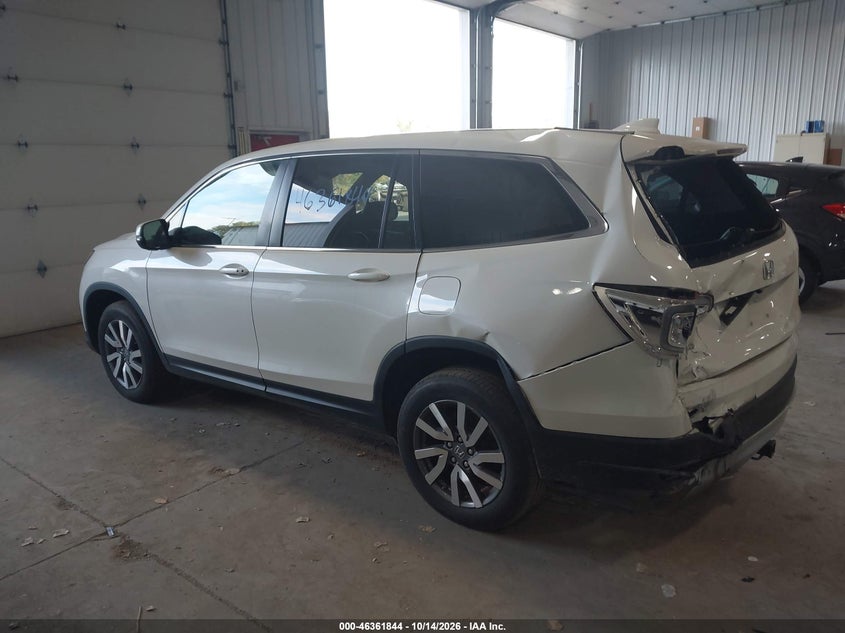 Vin: 5fnyf6h58kb071939, lot: 46862123, honda pilot ex-l 20193