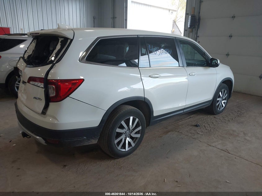 Vin: 5fnyf6h58kb071939, lot: 46862123, honda pilot ex-l 20194