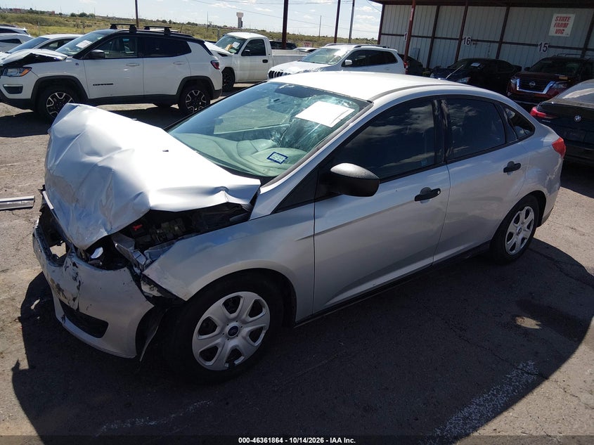 Vin: 1fadp3e2xgl282526, lot: 46862143, ford focus s 20162