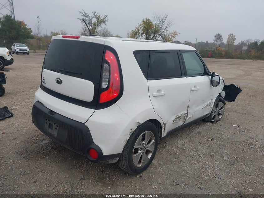 Vin: kndjn2a22e7744327, lot: 46862150, kia soul 20144
