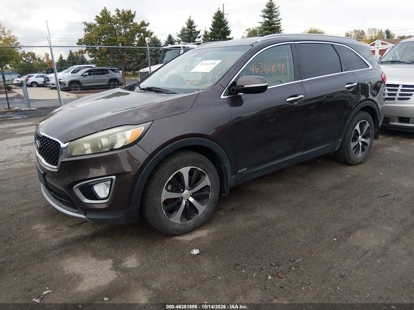 2016 Kia Sorento 2.0T Ex, Normal Wear & Tear, IAAI, VIN 5XYPHDA15GG009142 — photo 2